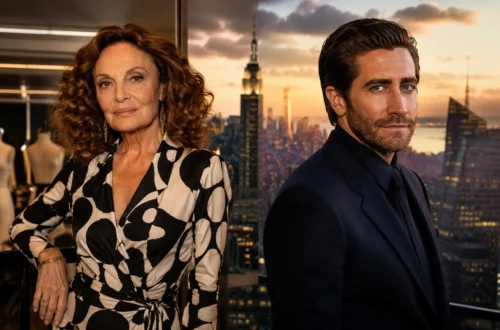 Diane von Furstenberg and Jake Gyllenhaal